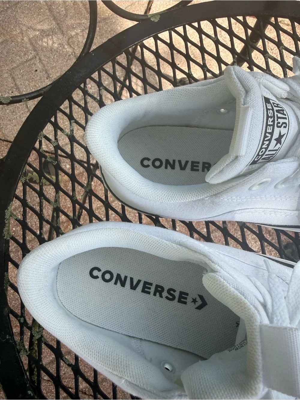 Converse White Canvas Sneakers